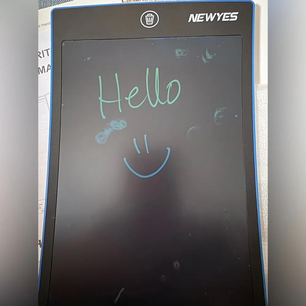 LCD Writing Tablet x2, with BLUE Frame. May need a battery replacement! NWT